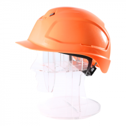 Каска UVEX ФЕОС B-WR 9772230 с храповиком оранжевая