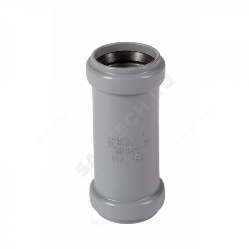 Муфта PP-H ремонтная серая HT HTU Дн 40 б/нап в/к Ostendorf 111500