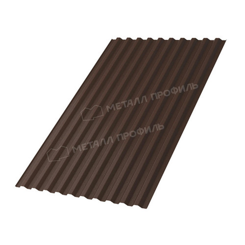 Профлист МЕТАЛЛ ПРОФИЛЬ С-21х1000-B (VALORI-20-Brown-0,5)