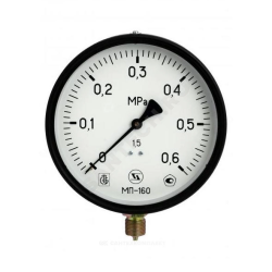 Манометр МП-160 радиальный Дк160мм 0-600 кПа кл.1,5 G1/2