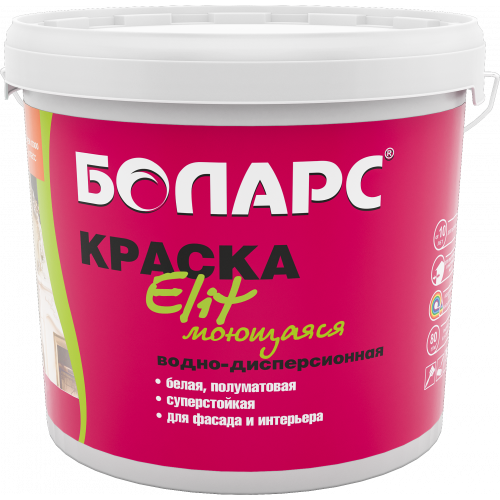 Краска водно-дисперсионная ELIT МОЮЩАЯСЯ