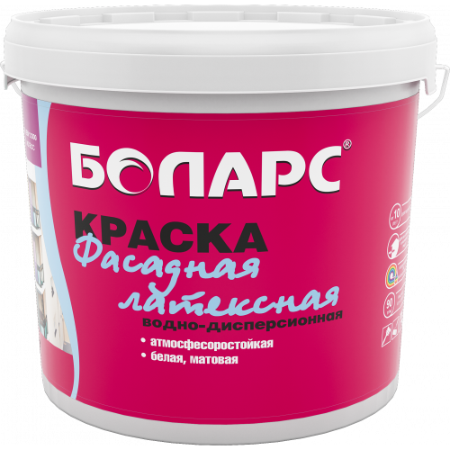 Краска водно-дисперсионная ФАСАДНАЯ ЛАТЕКСНАЯ